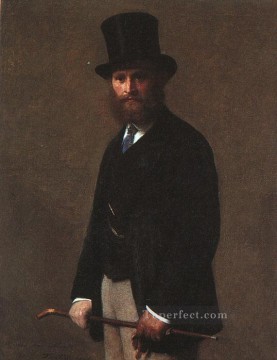 Retrato de Édouard Manet 1867 Henri Fantin Latour Pinturas al óleo